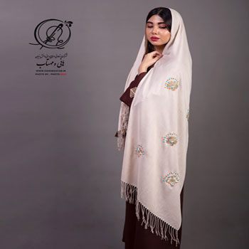 شال سوزن دوزی مرچ وبکالوک